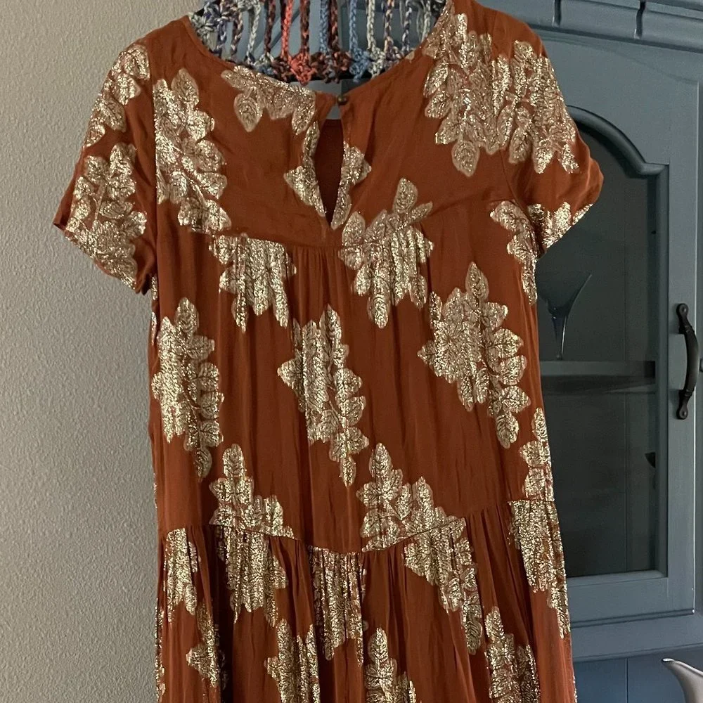 Anthropologie JOCASTA TIERED MAXI DRESS - Picture 4 of 6